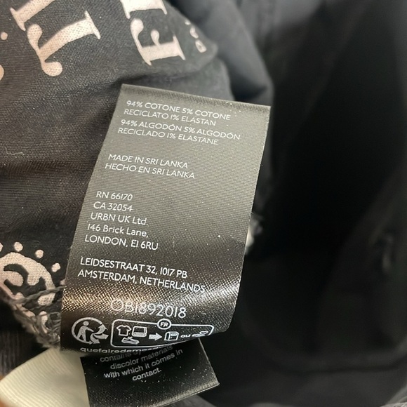 Free People | Women’s Dahlia Low Rise Stacked Jeans in Back to Black Size 29 NWT - Picture 9 of 9